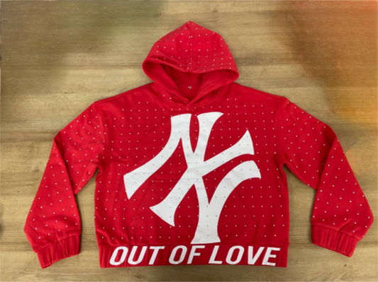 NY out of love hoodie